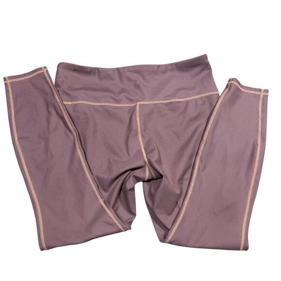Athleta Mauve High Rise Leggings Size Medium 25” Inseam - Picture 4 of 7